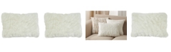 Saro Lifestyle Faux Fur Decorative Pillow, 12" x 20"